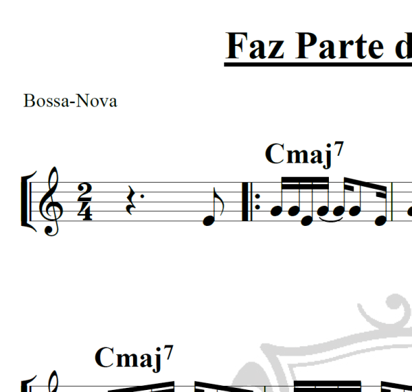 Faz Parte do Meu Show - Cazuza - Piano