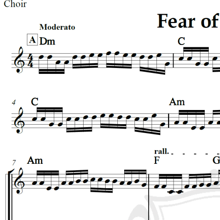 Fear of the dark - Iron Maiden - Arranjo Coral