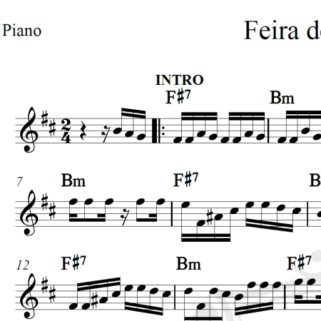 Feira de Mangaio - Clara Nunes - Piano