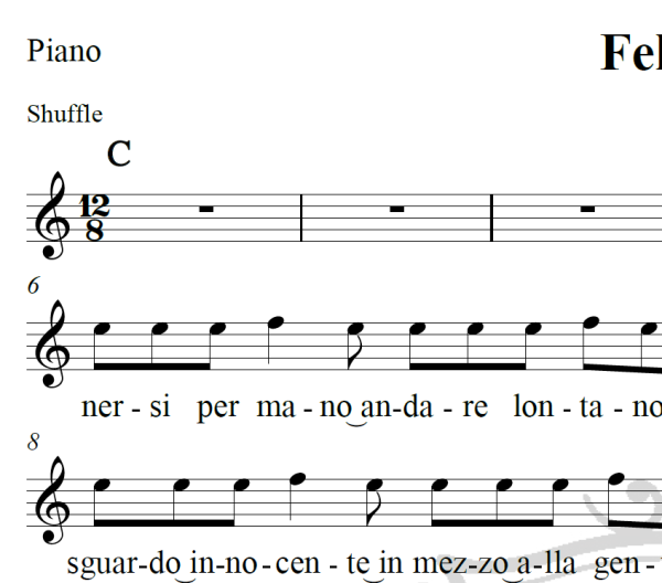 Felicità - Al Bano e Romina Power - Piano/Vocal