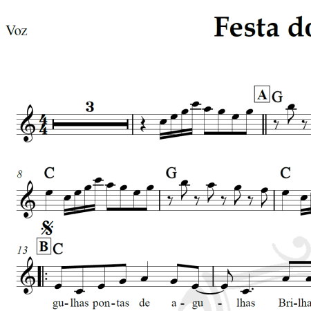 Festa do interior - Gal Costa - Piano/Vocal