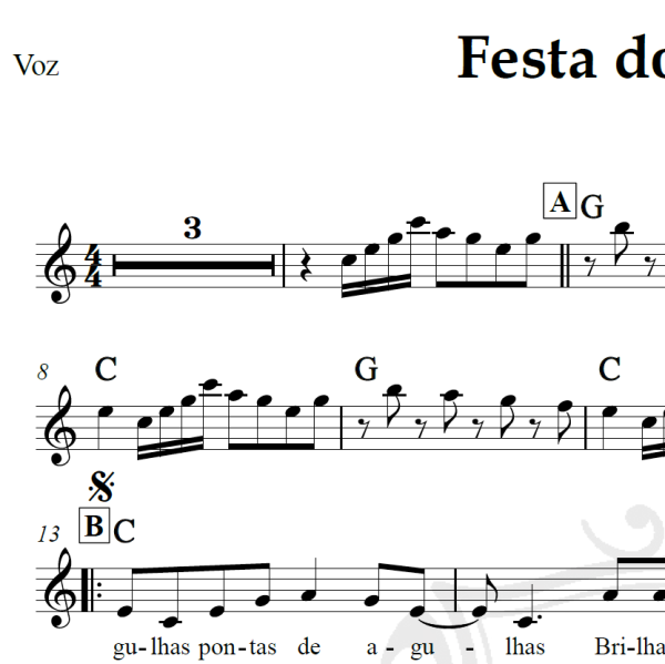 Festa do interior - Gal Costa - Piano/Vocal