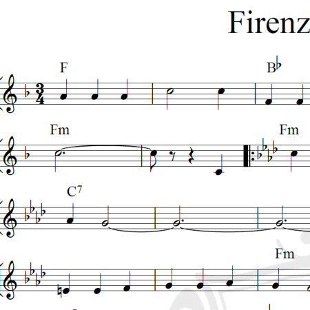 Firenze sogna - Piano