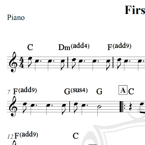 First date - Blink-182 - Piano