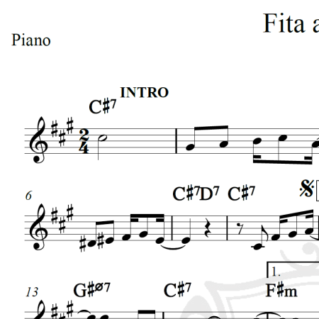 Fita amarela - Noel Rosa - Piano