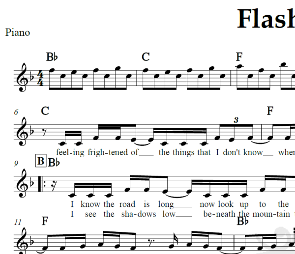 Flashlight - Jessie J - Piano/Vocal