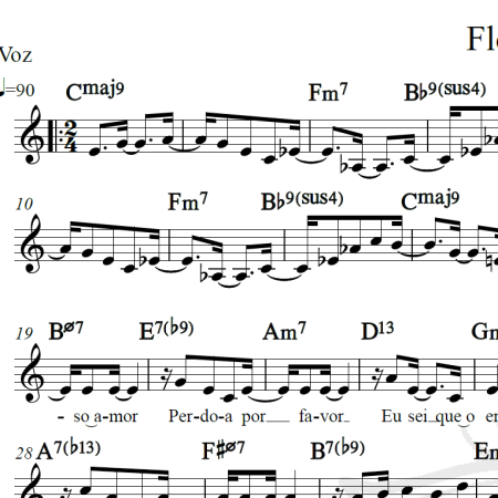 Flor de Lis - Djavan - Piano/Vocal