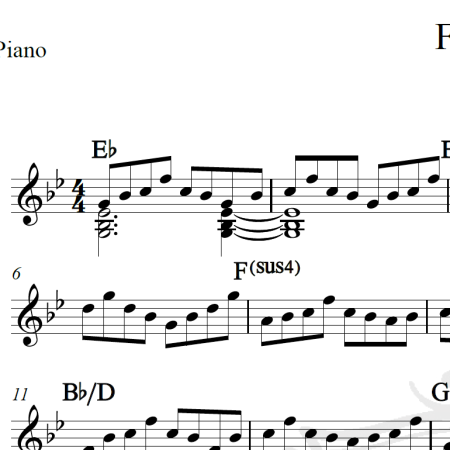 Fly on - Coldplay - Piano