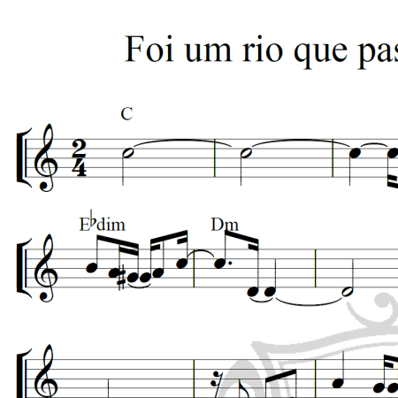 Foi um rio que passou em minha vida - Paulinho da Viola - Piano