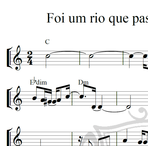 Foi um rio que passou em minha vida - Paulinho da Viola - Piano