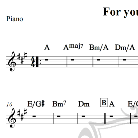 For your babies - Simply Red - Cifra