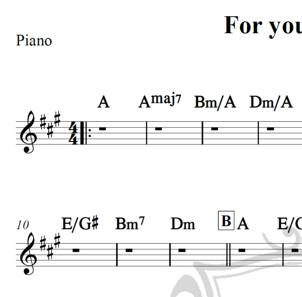 For your babies - Simply Red - Cifra