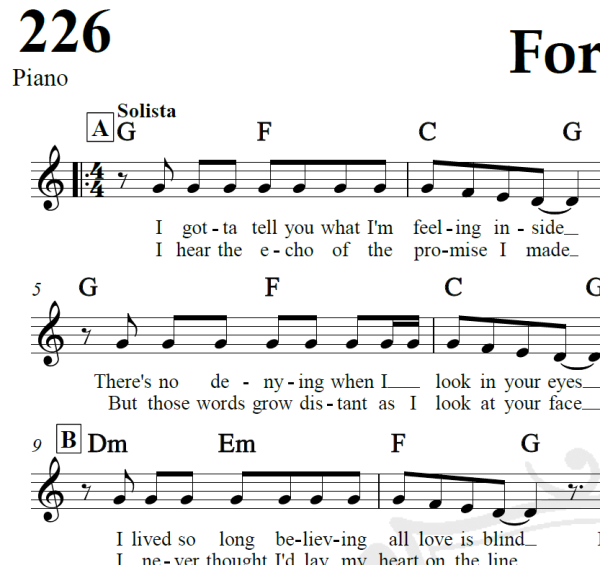 Forever - Kiss - Piano/Vocal