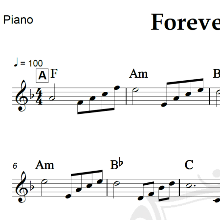 Forever in love - Kenny G. - Piano