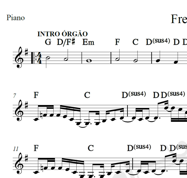 Free bird - Lynyrd Skynyrd - Piano/Vocal