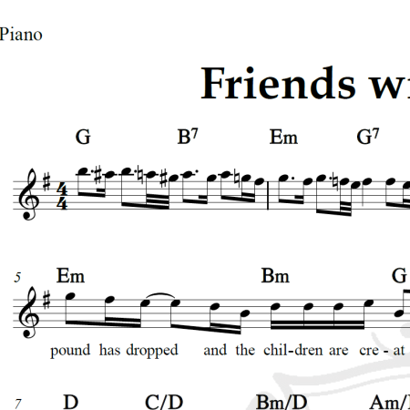 Friends will be friends - Queen - Piano/Vocal
