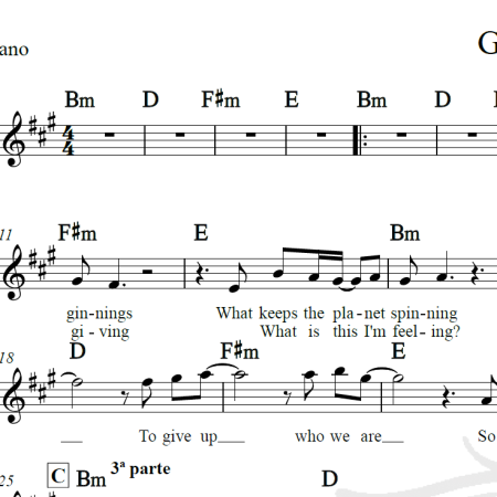 Get Lucky - Pharrel Williams - Piano/Vocal