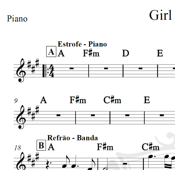 Girl on fire - Alicia Keys - Cifra