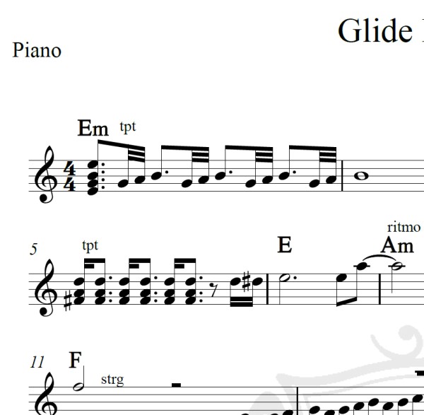 Glide Pegasus - Piano