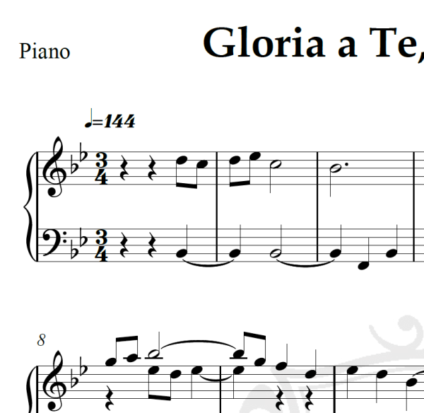 Gloria a Te, Cristo Gesù - Andrea Bocelli - Arranjo Coral