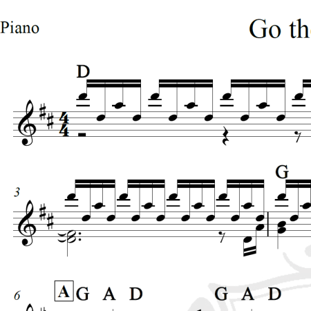 Go the distance - Michael Bolton - Piano