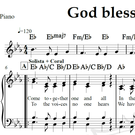 God bless us everyone - Andrea Bocelli - Arranjo Coral