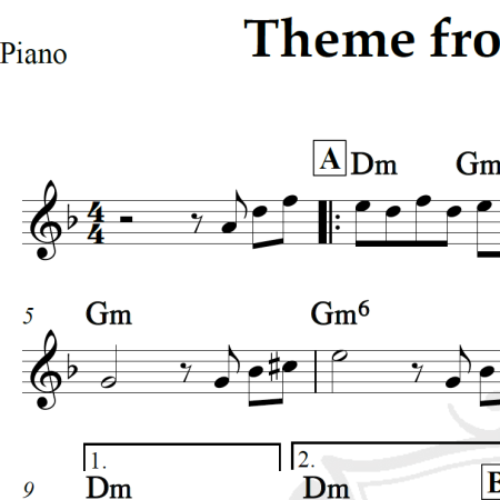 Godfather Theme - Piano