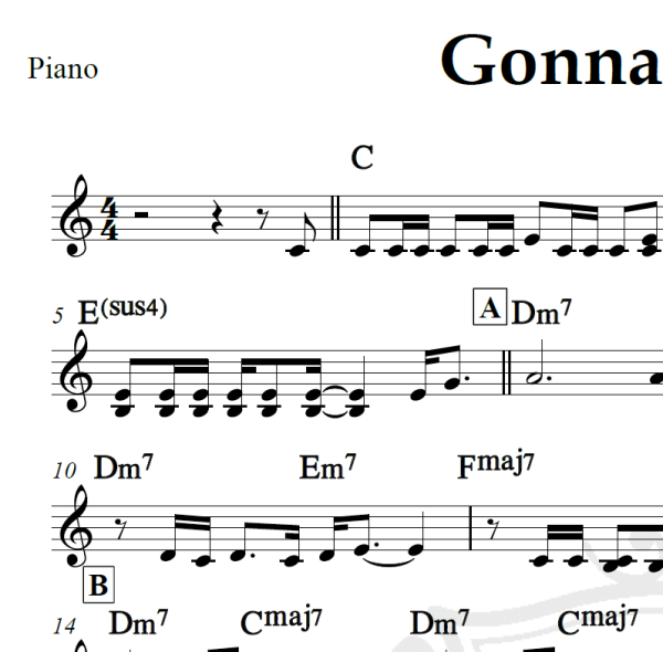 Gonna fly now (Tema de "Rocky, o lutador") - Piano/Vocal