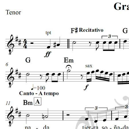 Granada - Piano/Vocal