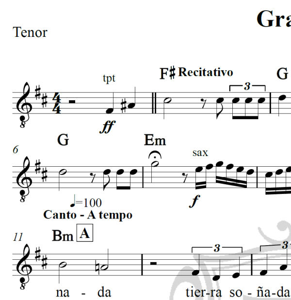 Granada - Piano/Vocal