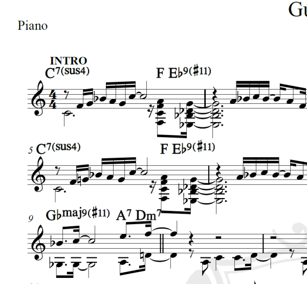 Guaicá - Cesar Camargo Mariano - Piano