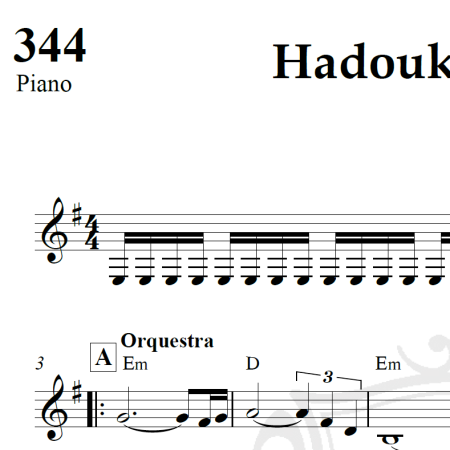 Hadouken theme - Piano