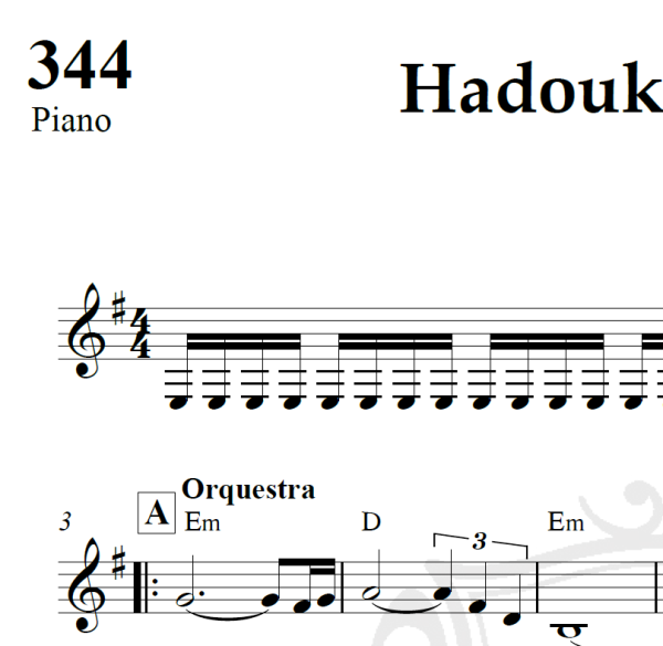 Hadouken theme - Piano