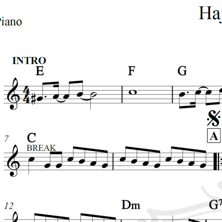 Haja amor - Luiz Caldas - Piano