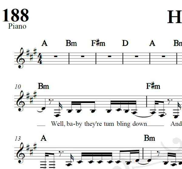 Halo - Beyonce - Piano/Vocal