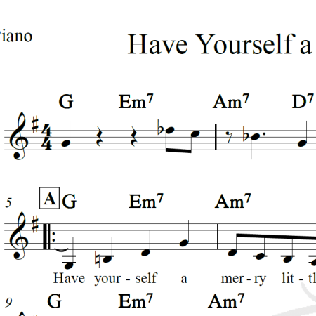 Have Yourself a Merry Little Christmas - Piano/Vocal