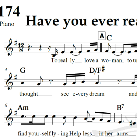 Have you ever really loved a woman? - Brian Adams - Piano/Vocal