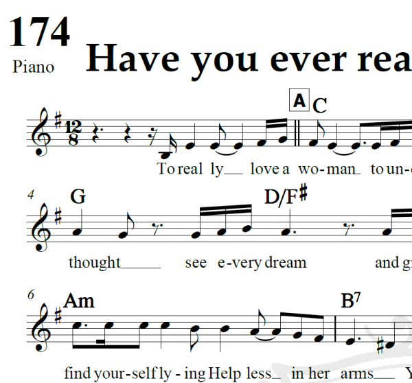 Have you ever really loved a woman? - Brian Adams - Piano/Vocal