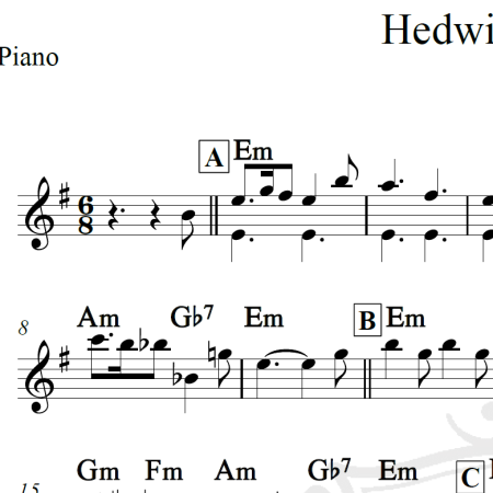 Hedwig's Theme - Piano