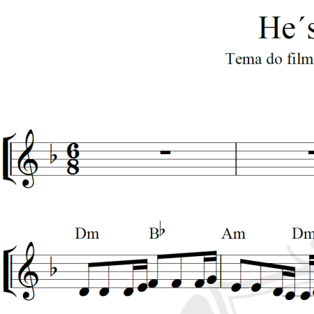 He´s a pirate - Piano