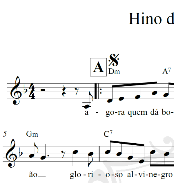 Hino do Santos F.C. (Leão do mar) - Piano/Vocal