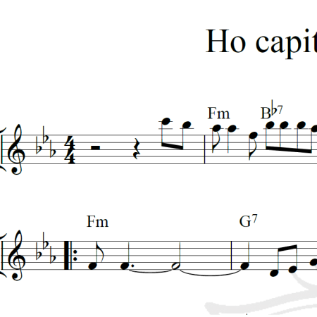 Ho capito che ti amo - Piano