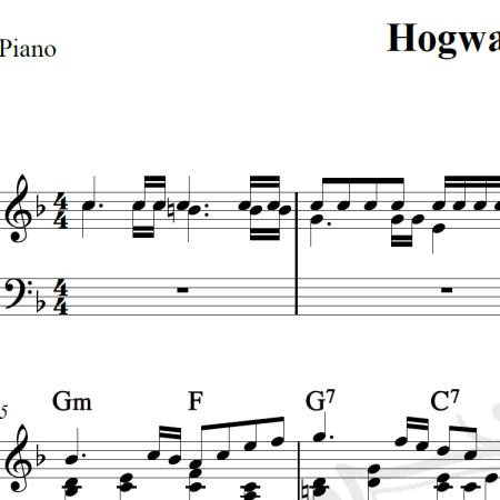 Hogwarts' March - Piano