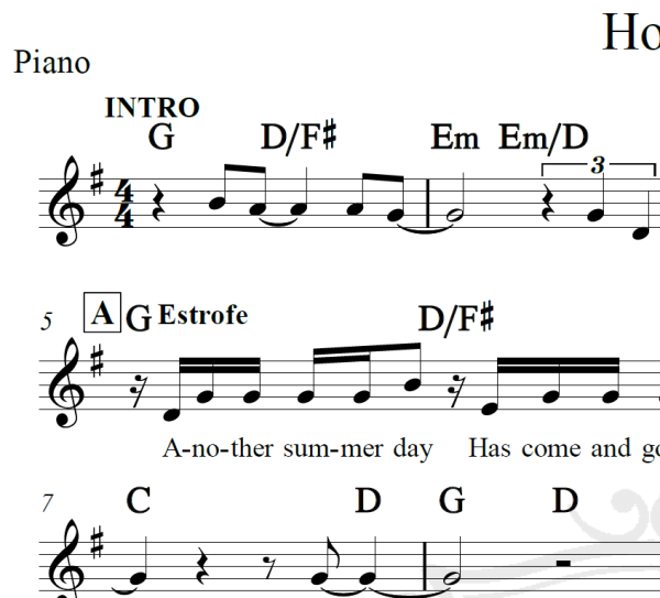 Home - Michael Bubble e Blake Shelton - Piano/Vocal