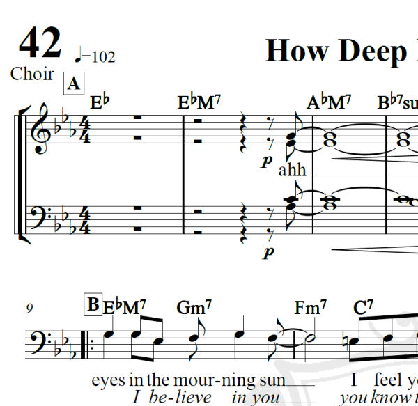 How Deep Is Your Love - Bee Gees - Arranjo Coral