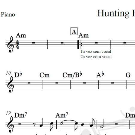 Hunting High and low - A-ha - Cifra