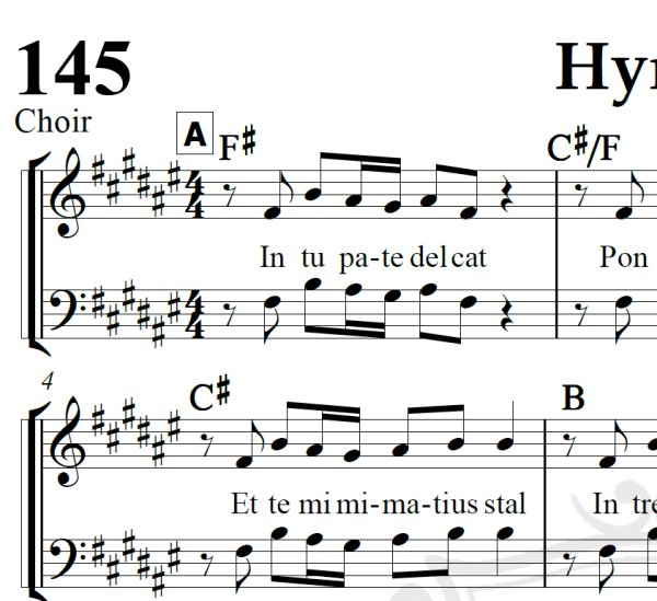 Hymne - Era - Arranjo Coral