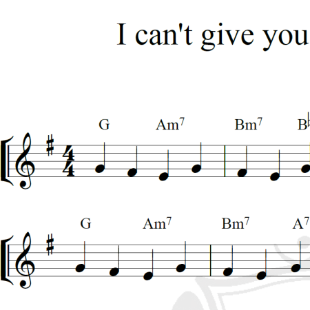 I can't give you anything but love - Piano