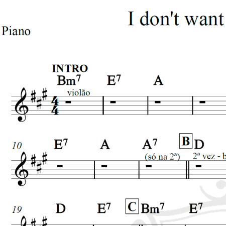 I don't want to talk about it - Rod Stewart - Cifra