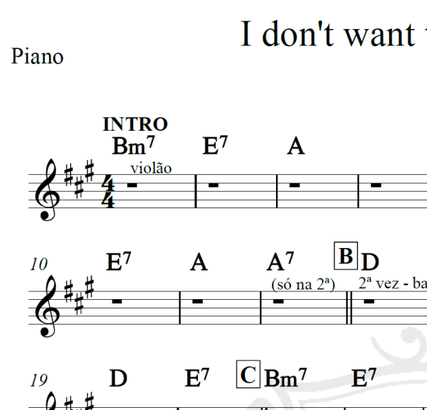 I don't want to talk about it - Rod Stewart - Cifra